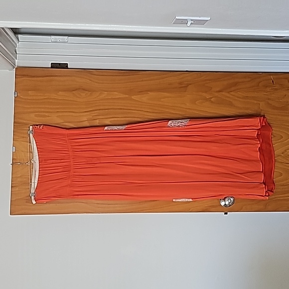 Flying Tomato strapless maxi dress size large - Picture 2 of 2